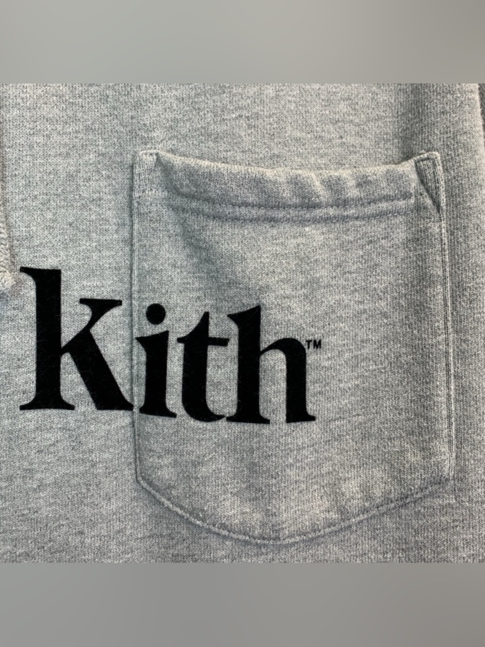 Kith Pocket Williams Hoody Heather Gray Men’s Size XXL - Picture 2 of 5